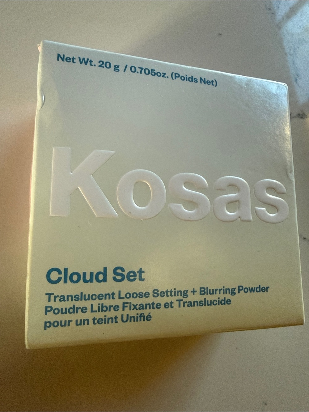 Kosas Cloud Set Translucent Loose Setting + Blurring Powder Ultra Sheer Pink NEW